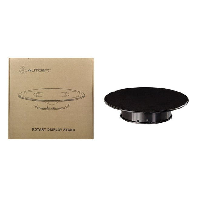Rotary Display Turntable Stand Medium 10 Inches with Black Top for 1/64, 1/43, 1/32, 1/24, 1/18 Scale Models by Autoart - Autoart - ModelCars.com