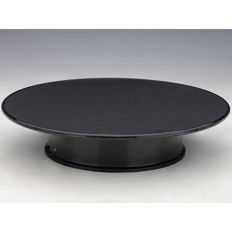 Rotary Display Turntable Stand Medium 10 Inches with Black Top for 1/64 1/43 1/32 1/24 1/18 Scale Models by Autoart-Autoart-ModelCars.com