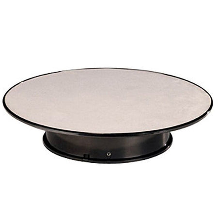 Rotary Display Turntable Stand Medium 10 Inches with Silver Top for 1/64 1/43 1/32 1/24 1/18 Scale Models by Autoart-Autoart-ModelCars.com