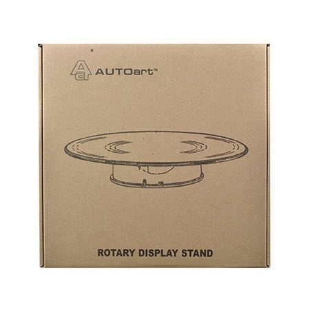 Rotary Display Turntable Stand Medium 10 Inches with Silver Top for 1/64 1/43 1/32 1/24 1/18 Scale Models by Autoart-Autoart-ModelCars.com