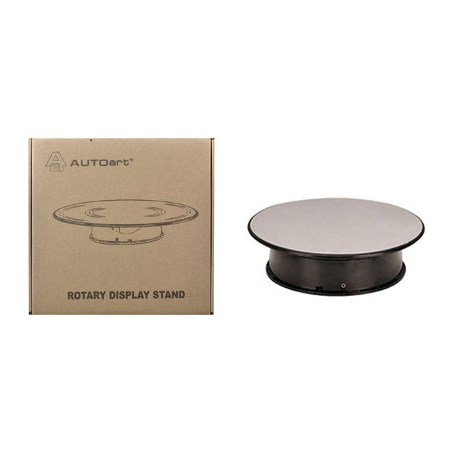 Rotary Display Turntable Stand Small 8 inches with Mirror Surface for 1/64, 1/43, 1/32, 1/24 Scale Models by Autoart - Autoart - ModelCars.com