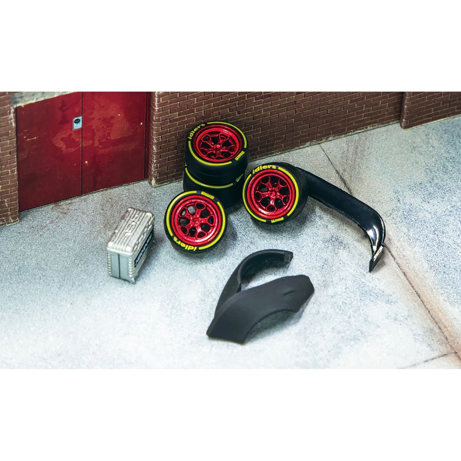 "Rotiform HUR" Wheels and Parts Designed for RWB Models for 1/64 Model Cars by Tarmac Works - Tarmac Works - ModelCars.com