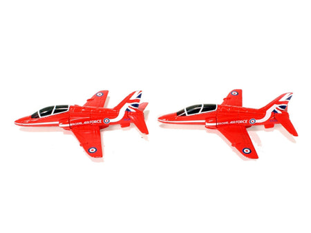 Royal Air Force "Red Arrows" Synchro Pair Set of 2 Planes Diecast Models by Corgi-Corgi-ModelCars.com