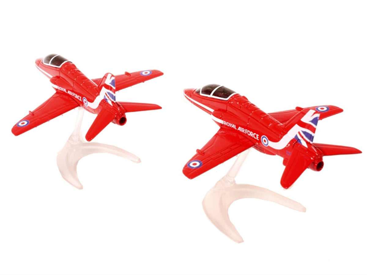 Royal Air Force "Red Arrows" Synchro Pair Set of 2 Planes Diecast Models by Corgi-Corgi-ModelCars.com