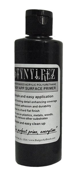 Badger Airbrush SNR-203 Stynylrez Acrylic Polyurethane Surface Primer, Black (2 oz.)