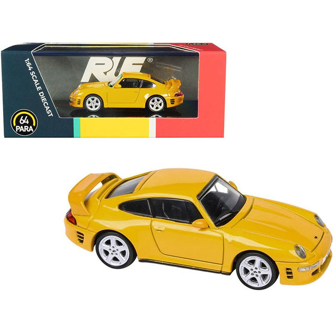 RUF CTR2 Blossom Yellow 1/64 Diecast Model Car by Paragon - Paragon - ModelCars.com