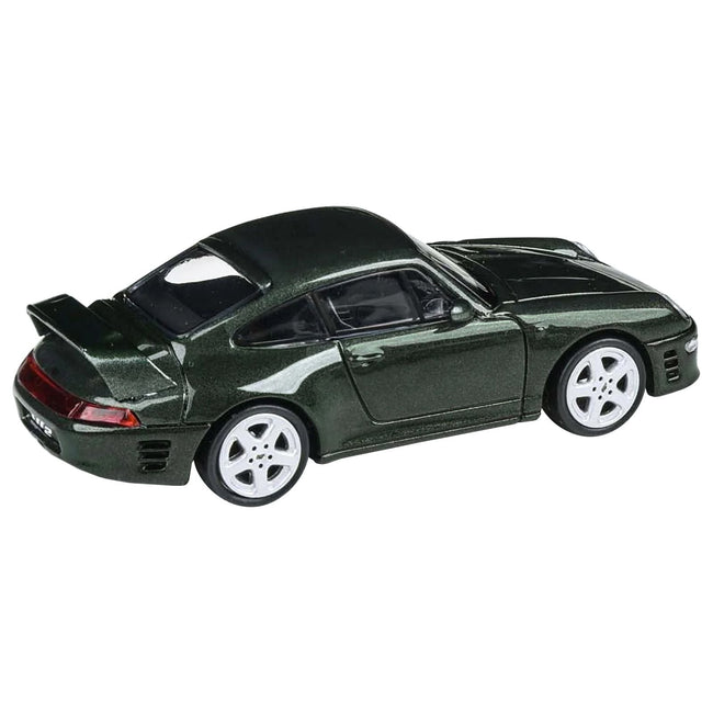 RUF CTR2 Forest Green Metallic 1/64 Diecast Model Car by Paragon Models - Paragon - ModelCars.com