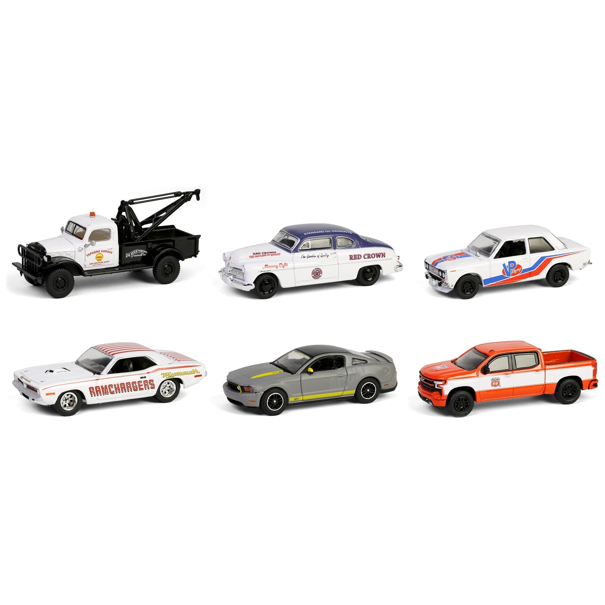 "Running on Empty" 6 piece Set Series 17 1/64 Diecast Model Cars by Greenlight - Greenlight - ModelCars.com