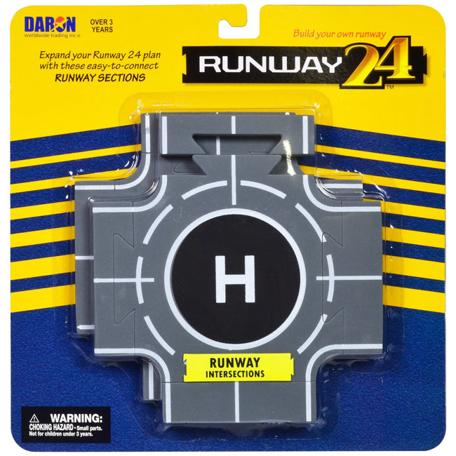 Runway Intersections 2 Piece Set for Diecast Models by Runway24 - Runway24 - ModelCars.com