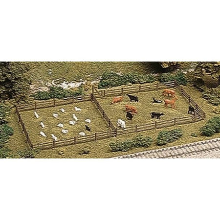 RUSTIC FENCE & GATE KIT - Atlas Track - ModelCars.com