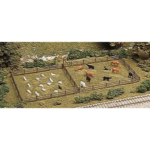 RUSTIC FENCE & GATE KIT - Atlas Track - ModelCars.com