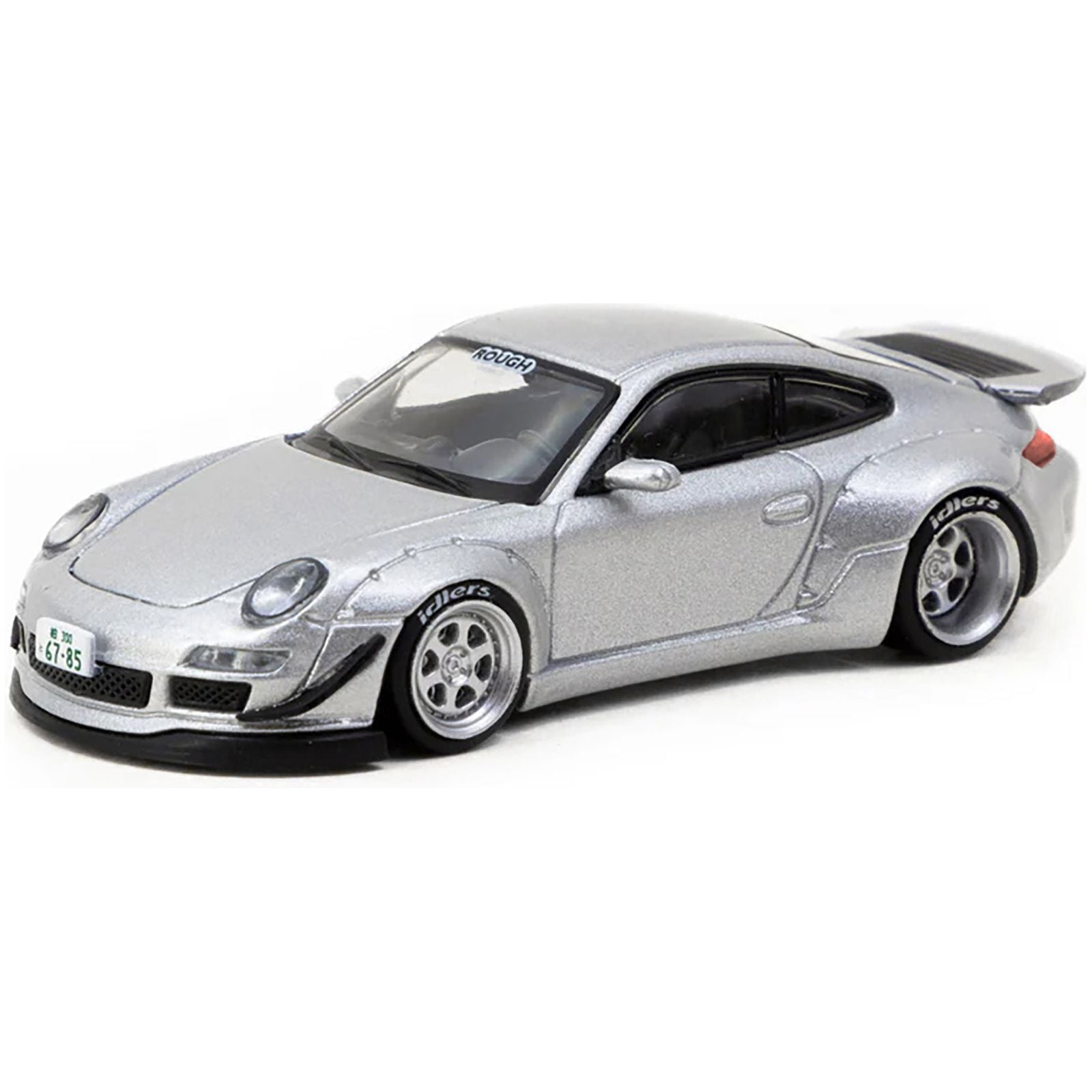 RWB 997 Abu Dhabi Silver Metallic "Rough World" "Hobby64" Series 1/64 Diecast Model Car by Tarmac Works - Tarmac Works - ModelCars.com