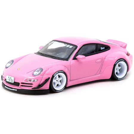 RWB 997 "Toyo Tires" Pink "Hobby64" Series 1/64 Diecast Model by Tarmac Works - Tarmac Works - ModelCars.com