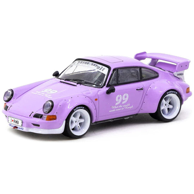 RWB Backdate 99 Violetta Purple "Idlers 12 hours" (2016) "Hobby64" Series 1/64 Diecast Model Car by Tarmac Works - Tarmac Works - ModelCars.com