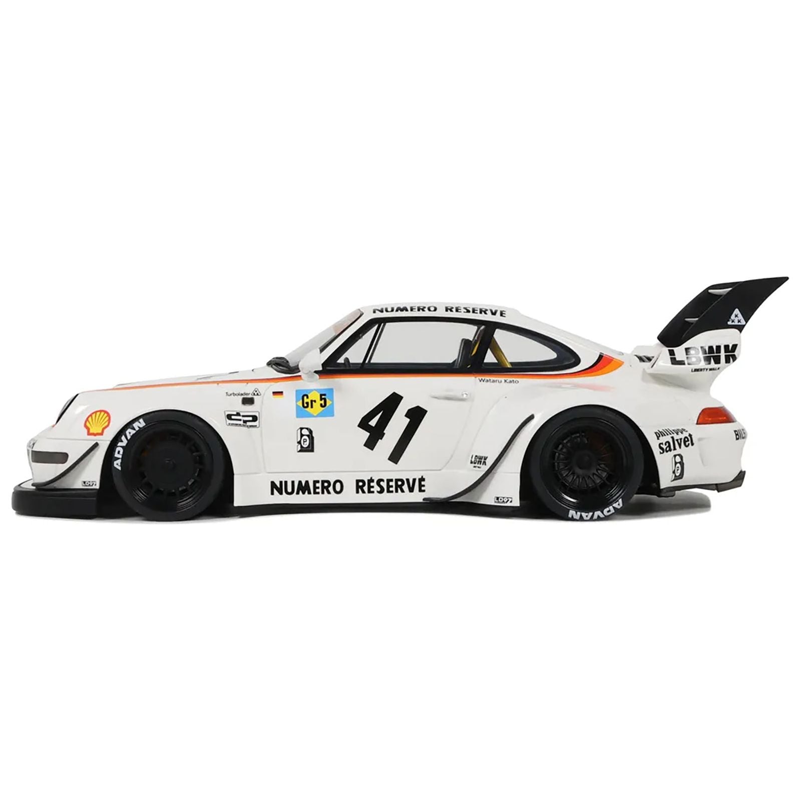 RWB Bodykit "Kato - San" 41 White 1/18 Model Car by GT Spirit - GT Spirit - ModelCars.com
