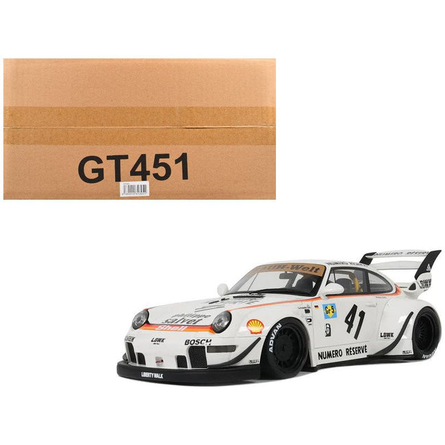 RWB Bodykit "Kato - San" 41 White 1/18 Model Car by GT Spirit - GT Spirit - ModelCars.com