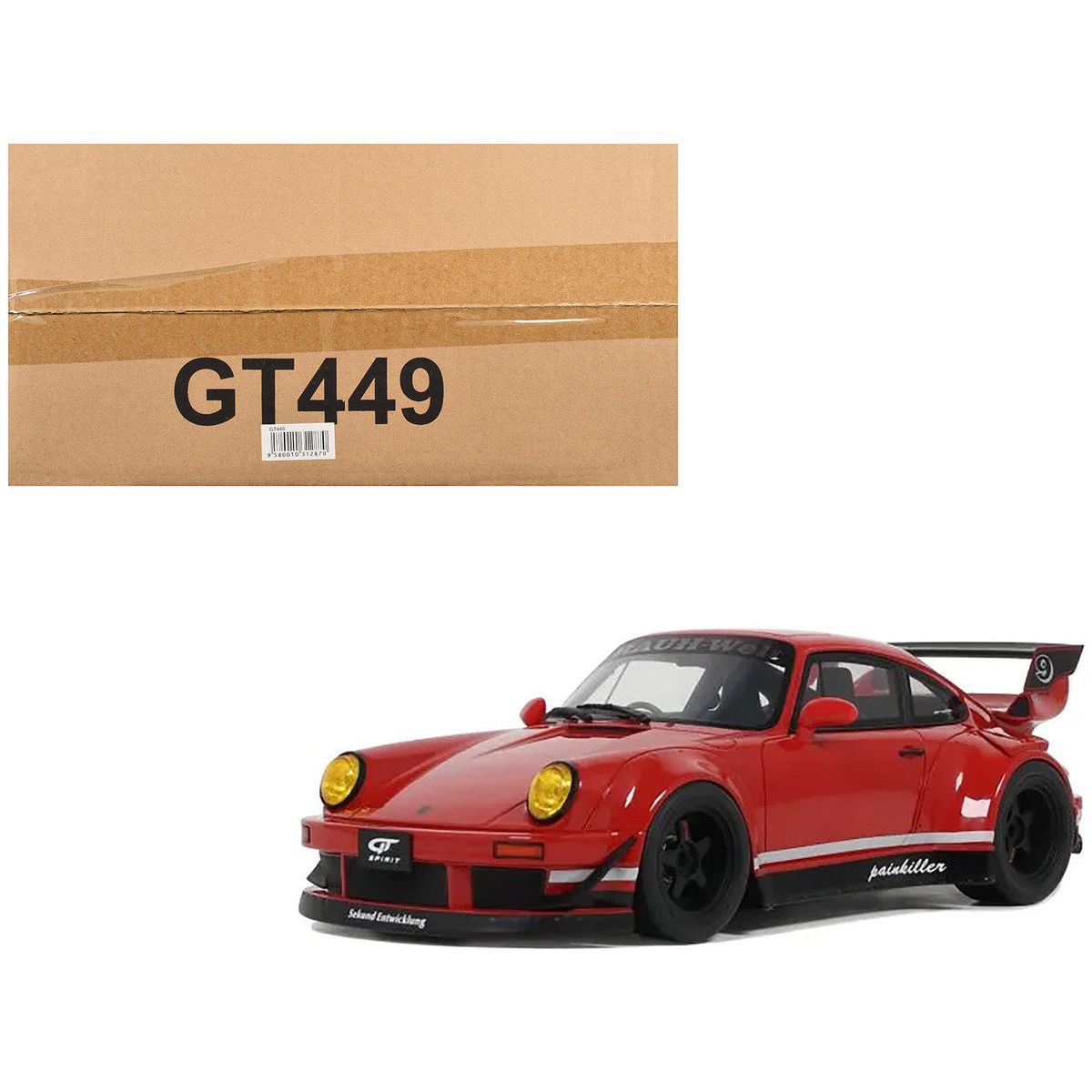 RWB Bodykit "Painkiller" Red 1/18 Model Car by GT Spirit - GT Spirit - ModelCars.com