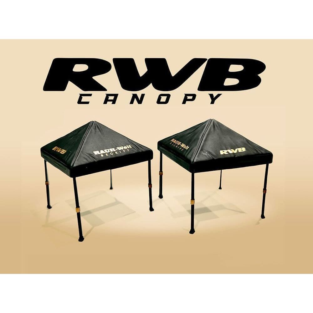 "RWB (RAUH-Welt BEGRIFF)" Canopy 2 Piece Set Black Limited Edition for 1/64 Scale Models by American Diorama-American Diorama-ModelCars.com