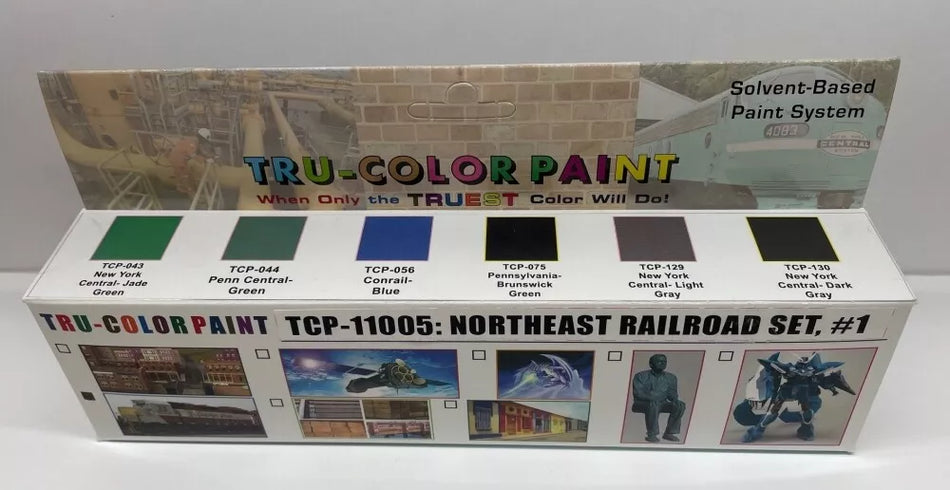 Tru-Color NORTHEAST RAILROADS SET 1