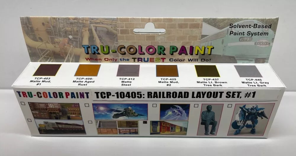 Tru-Color RAILROAD LAYOUT SET #1 