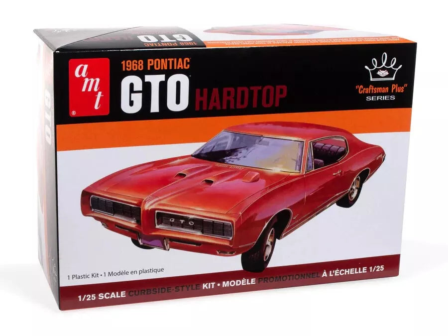 AMT 1968 PONTIAC GTO HARDTOP CRAFTSMAN PLUS 1/25 Model Kit AMT1411AMT 1968 PONTIAC GTO HARDTOP CRAFTSMAN PLUS 1/25 Model Kit AMT1411