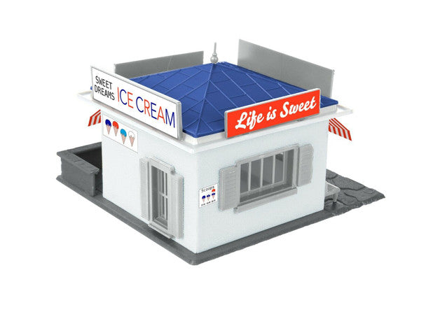 HO ICE CREAM SHOP KIT         