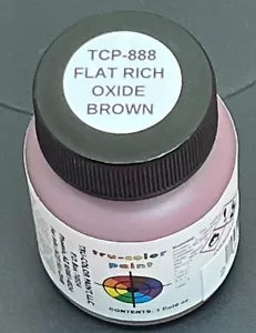 Tru-Color FLAT RICH OXIDE BROWN 1OZ     