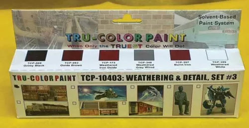 Tru-Color WEATHERING PAINT SET #3