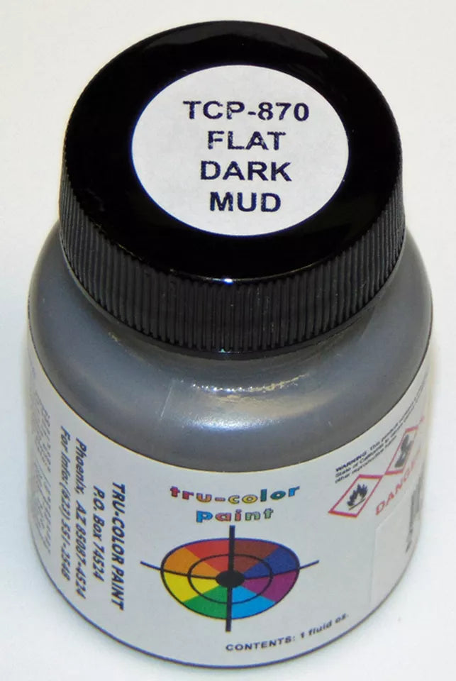 Tru-Color FLAT DARK MUD 2 1 OZ 