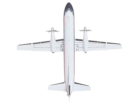Saab 340A Commercial Aircraft "Delta Connection - Business Express Airlines" (N749BA) White with Dark Blue and Red Stripes "Gemini 200" Series 1/200 Diecast Model by GeminiJets-GeminiJets-ModelCars.com