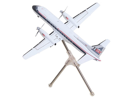 Saab 340A Commercial Aircraft "Delta Connection - Business Express Airlines" (N749BA) White with Dark Blue and Red Stripes "Gemini 200" Series 1/200 Diecast Model by GeminiJets-GeminiJets-ModelCars.com