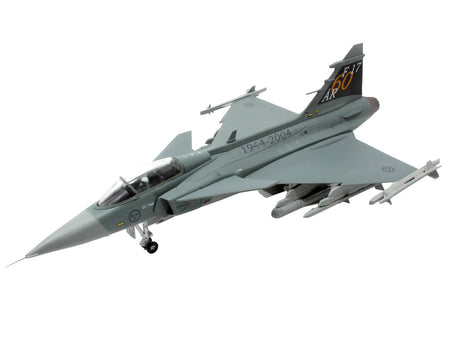 Saab JAS 39A Gripen Fighter Aircraft "17 Wing 60th Anniversary Livery Ronneby Air Show" (2004) Swedish Air Force 1/72 Diecast Model Airplane by Aviation 72-Aviation 72-ModelCars.com