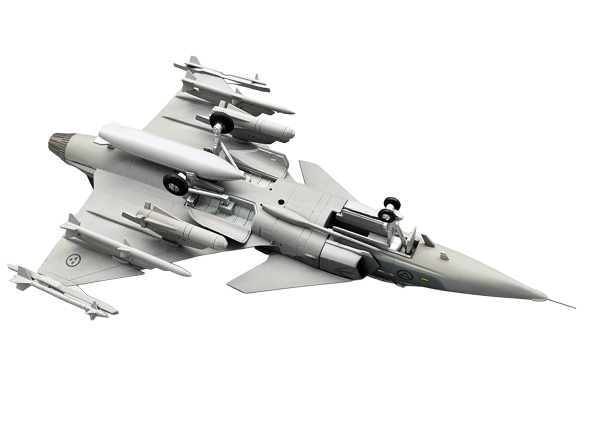 Saab JAS 39A Gripen Fighter Aircraft "17 Wing 60th Anniversary Livery Ronneby Air Show" (2004) Swedish Air Force 1/72 Diecast Model Airplane by Aviation 72-Aviation 72-ModelCars.com