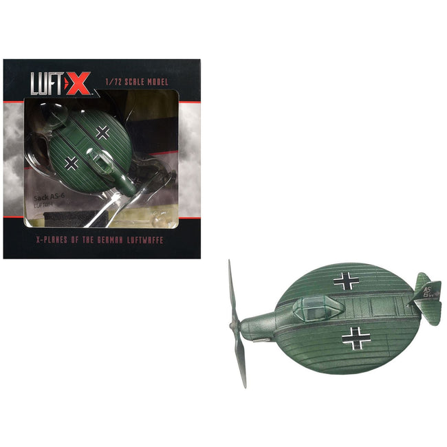 Sack AS-6 Aircraft Prototype "German Luftwaffe" 1/72 Model by Luft-X-Luft-X-ModelCars.com