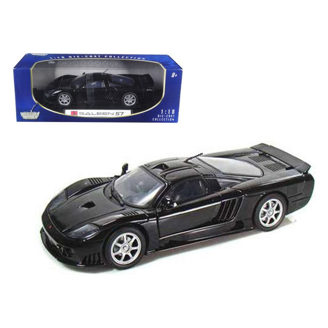 Saleen S7 Black 1/18 Diecast Model Car by Motormax - Motormax - ModelCars.com