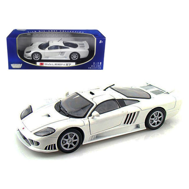 Saleen S7 White 1/18 Diecast Model Car by Motormax - Motormax - ModelCars.com