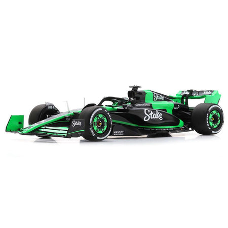 Sauber C44 77 Valtteri Bottas "Stake F1 Team Kick" Formula One F1 "Bahrain GP" (2024) and Acrylic Display Case 1/18 Model Car by Spark - Spark - ModelCars.com