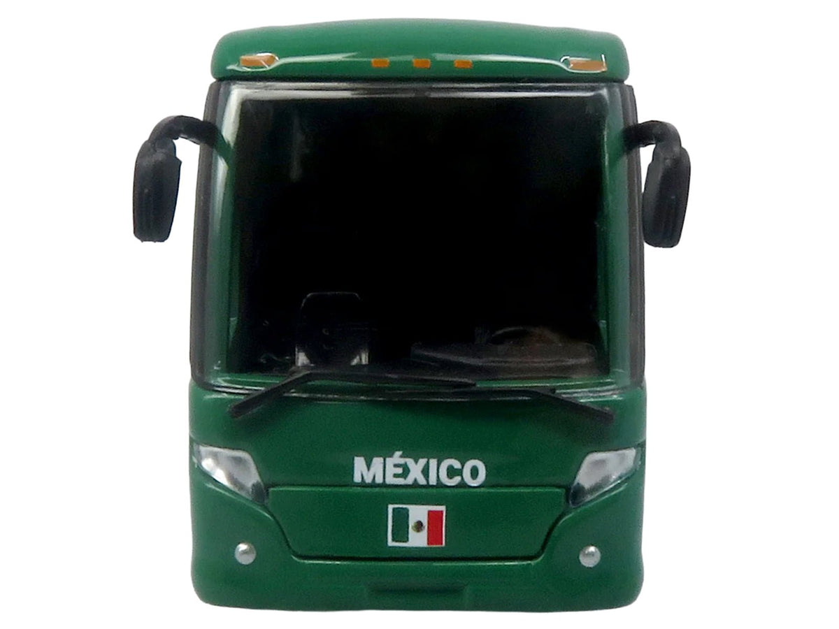 Scania Touring HD Coach Bus "Mexico National Football Team" Green with Graphics "International Federation of the Global Game" Series Limited Edition to 504 pieces Worldwide 1/87 (HO) Diecast Model by Iconic Replicas-Iconic Replicas-ModelCars.com