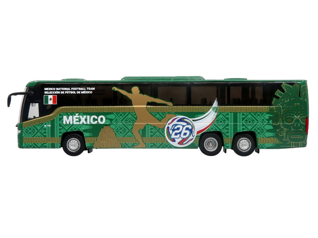 Scania Touring HD Coach Bus "Mexico National Football Team" Green with Graphics "International Federation of the Global Game" Series Limited Edition to 504 pieces Worldwide 1/87 (HO) Diecast Model by Iconic Replicas-Iconic Replicas-ModelCars.com