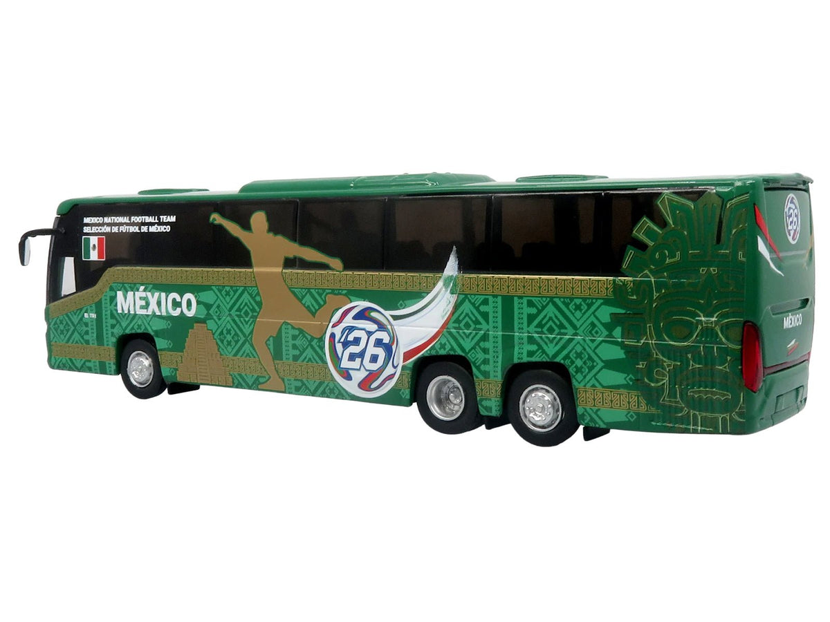 Scania Touring HD Coach Bus "Mexico National Football Team" Green with Graphics "International Federation of the Global Game" Series Limited Edition to 504 pieces Worldwide 1/87 (HO) Diecast Model by Iconic Replicas-Iconic Replicas-ModelCars.com