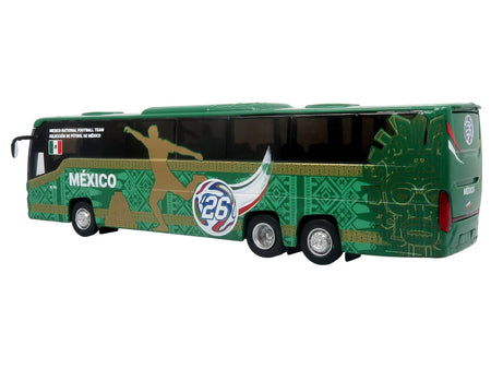 Scania Touring HD Coach Bus "Mexico National Football Team" Green with Graphics "International Federation of the Global Game" Series Limited Edition to 504 pieces Worldwide 1/87 (HO) Diecast Model by Iconic Replicas-Iconic Replicas-ModelCars.com