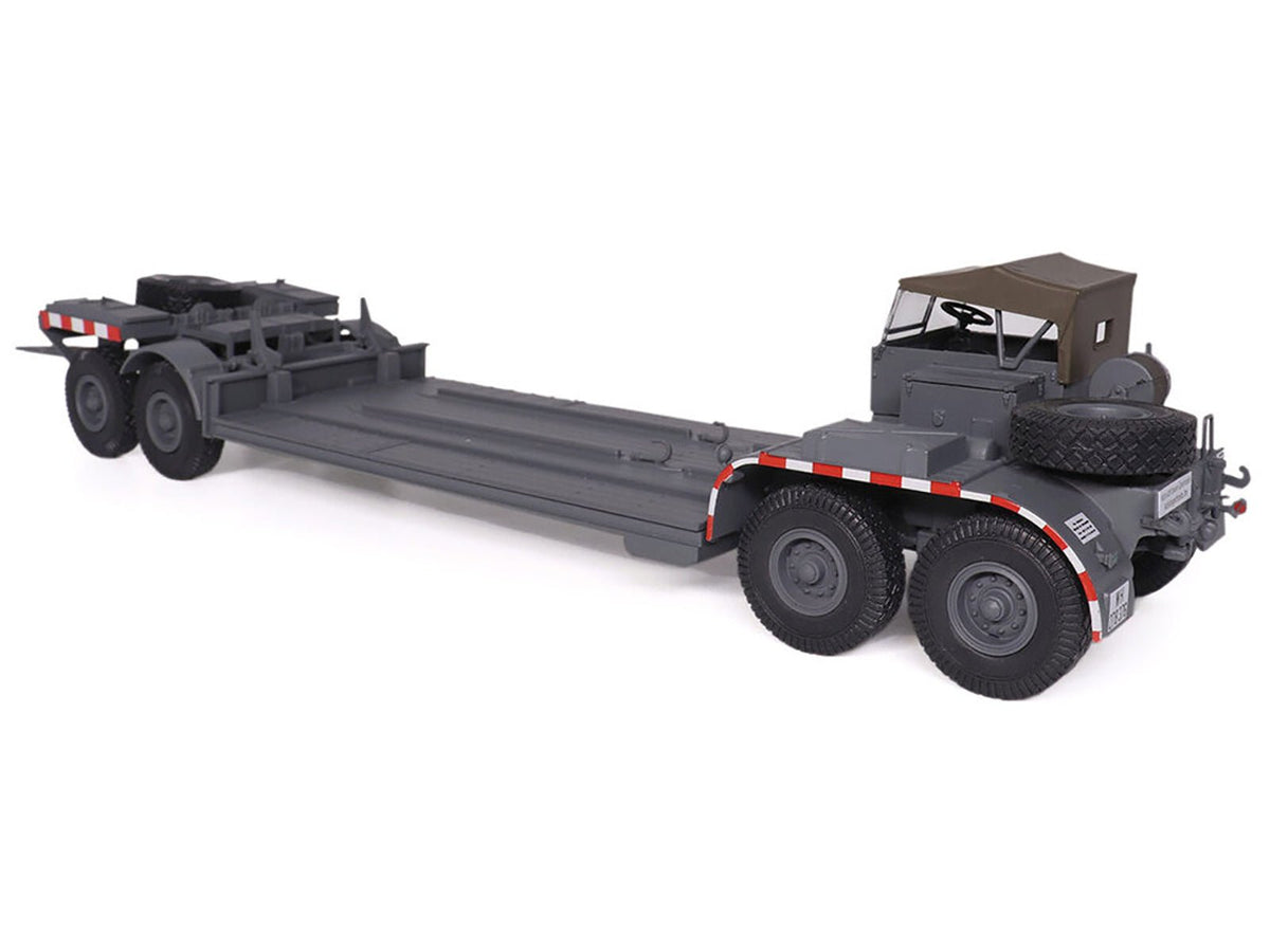 SD.AH. 116 22-Ton Tank Transporter Gray "German Army" 1/43 Diecast Model by Militaria Die Cast-Militaria Die Cast-ModelCars.com