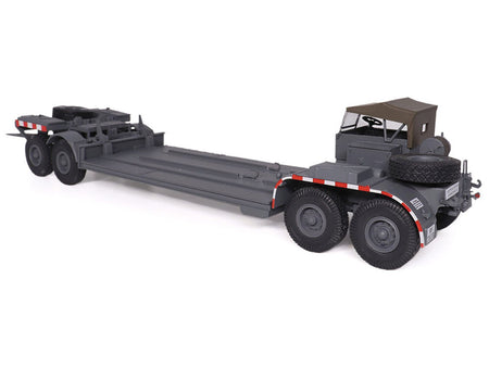 SD.AH. 116 22-Ton Tank Transporter Gray "German Army" 1/43 Diecast Model by Militaria Die Cast-Militaria Die Cast-ModelCars.com