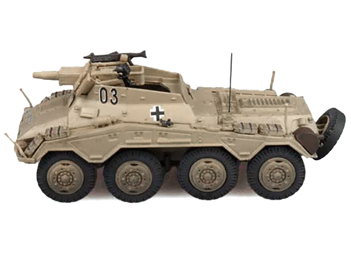 Sd.Kfz. 234/3 Armored Vehicle "#0 3rd Panzer Division Hungary" (1945) German Army 1/72 Diecast Model by Panzerstahl-Panzerstahl-ModelCars.com