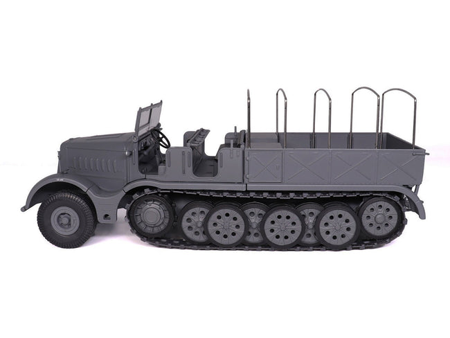 Sd.Kfz. 9 18-Ton FAMO AFV Gray "German Army" 1/43 Diecast Model by Militaria Die Cast-Militaria Die Cast-ModelCars.com