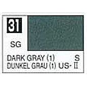 SEMI GLOSS DARK GRAY 1 - Mr Hobby - ModelCars.com