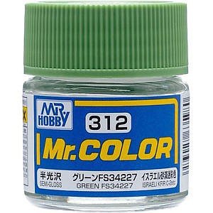 SEMI GLOSS GREEN F534227 - Mr Hobby - ModelCars.com