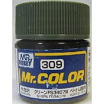 SEMI GLOSS GREEN FS34079 - Mr Hobby - ModelCars.com