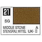 SEMI GLOSS MIDDLE STONE - Mr Hobby - ModelCars.com