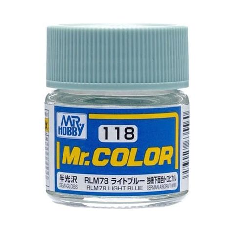 SEMI GLOSS RLM78 LGT BLUE - Mr Hobby - ModelCars.com